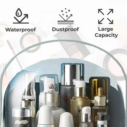 Cosmetic Storage Organiser Makeup Three Layer Skincare Display Case Box
