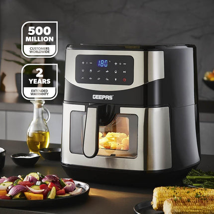 Air Fryer Vortex Rapid Healthy Cooker Digital Display 9.2L Kitchen Oven 5-In-1