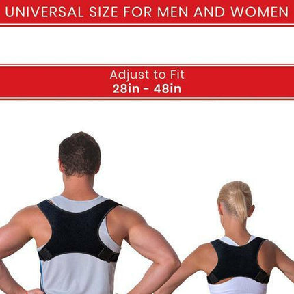 Posture Corrector Body Brace Bad Back Lumbar Shoulder Support Belt Women Men UK