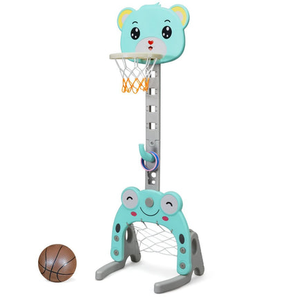3 in 1 Kids Basketball Hoop and Stand Set for Kids