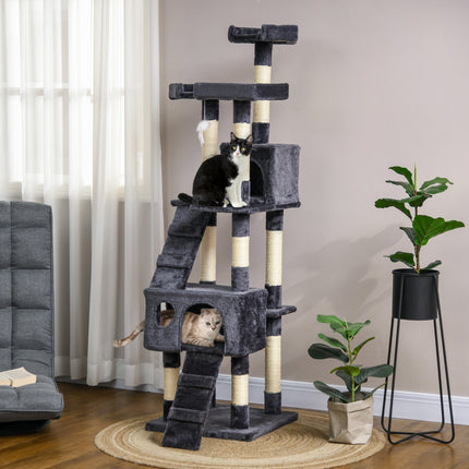 Cat Tree Kitty Activity Play Centre, Scratching Scratcher, 173Cm