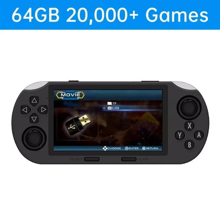 Gaminja SF3000 64Gb Handheld Video Games Console- 20K Games Video Music Player