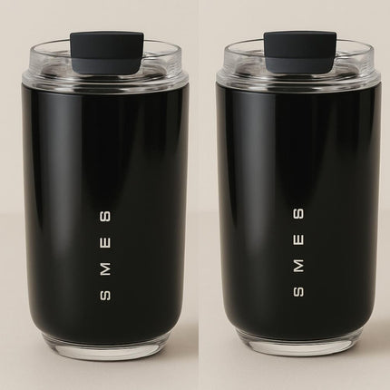 Smeg Coffee Mug Stainless Steel Travel Water Bottle Insulated Cup 8 Colors 240Ml