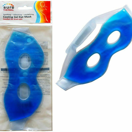 BLUE SOOTHING EYE MASK RELAXING GEL HEADACHE RELIEF COLD COOLING GEL HOT WARM