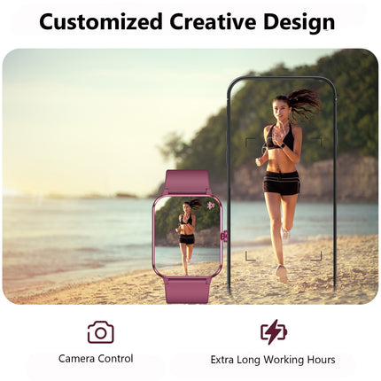 Smart Watch Fitness Tracker Blood Pressure Heart Rate Men Women Sport Watches