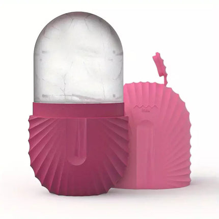 Ice Cube Silicone Massager-Face Ice Roller Mold-Reusable Facial Care Beauty Tool