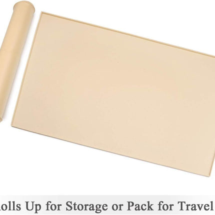 Large Pet Puppy Silicone Waterproof Feeding Food Mat Dog Non Slip Bowl Placemat