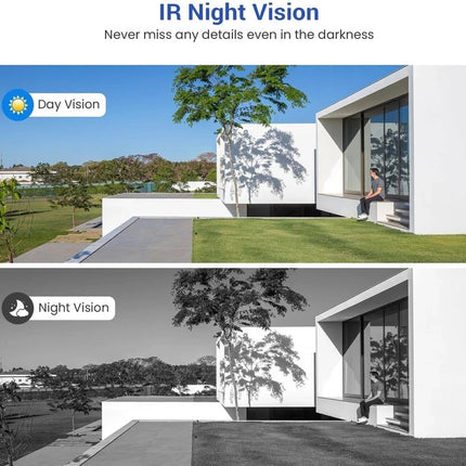 1080P Wireless Video Doorbell Camera with Ring Chime, Smart AI Human Detection