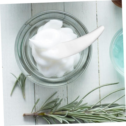 Stainless Steel Eye Cream Spoon 304 Metal Facial Mask Spoon Cosmetic Applicator Skin Care Tool Small Crescent Shape for Precise Makeup Application