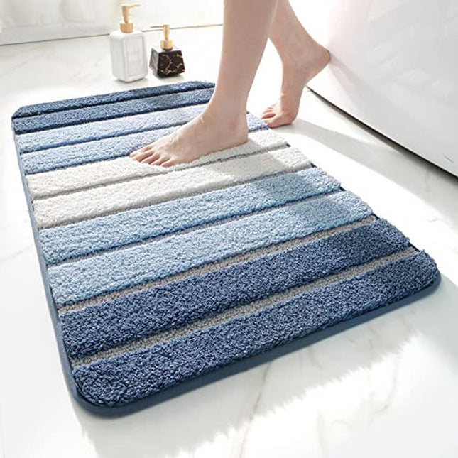 Bath Mat 50 X 80 Cm, Extra Soft Absorbent Microfiber, Non-Slip Washable