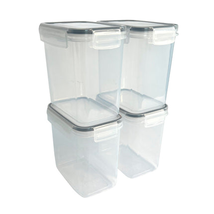NEW! 14Pc Airtight Reusable Plastic Kitchen Food Storage Container Organiser Set