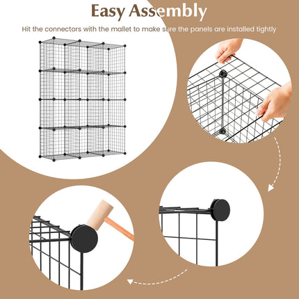 12 Wire Cube Storage Unit
