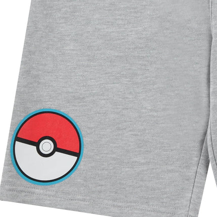 Boys Pickachu Hooded Muscle T- Shirt and Shorts Clothing Set- Little and Big Boys Sizes 4-20