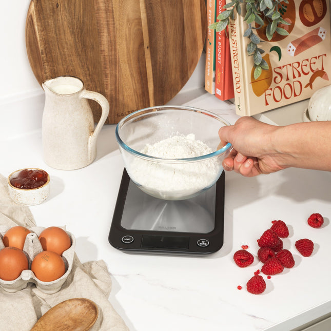 Salter Digital Kitchen Scale Ultra Slim Electronic Food Scale Cooking & Baking