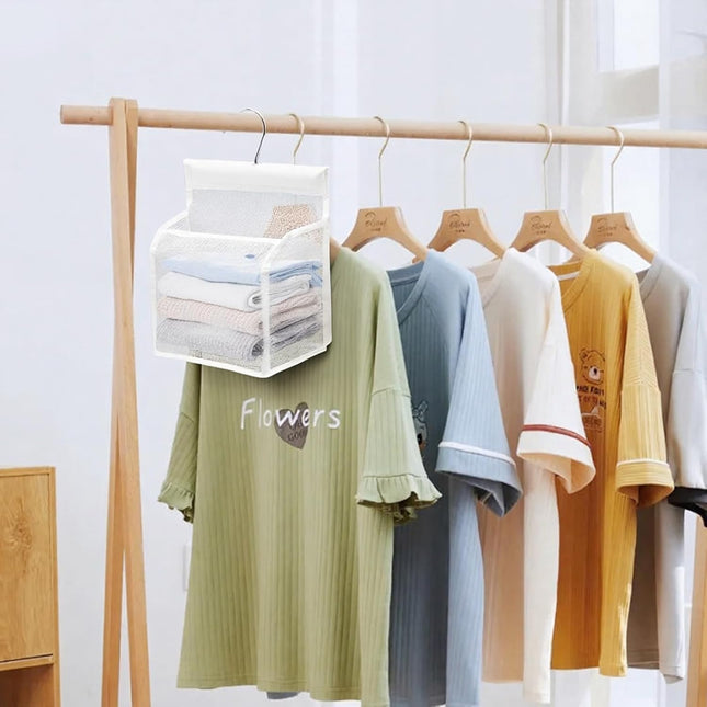 2Pcs Hanging Shower Caddy Storage Bags Multipurpose Organizer with Hooks Compact