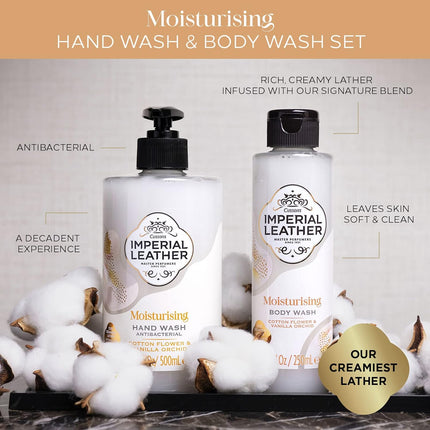 Imperial Leather Moisturising Hand Wash, Cotton Flower Vanilla Orchid 6 X 500Ml