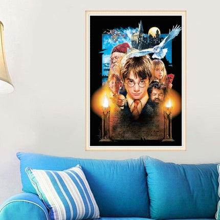 UK Harry Potter Full Drill 5D Diamond Painting Photo DIY Embroidery Cross Stitch