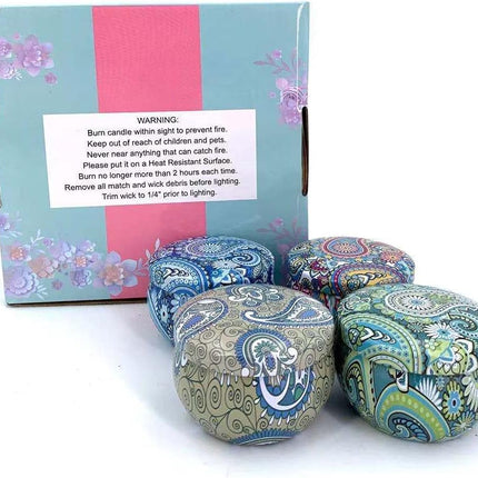 Scented Candles Gifts for Everyone, 4 Packs Natural Soy Wax Candle Set, 2.5Oz Aromatherapy for Relieve Stress, Perfect Gifts for Mother/Father’S Day, Birthday.