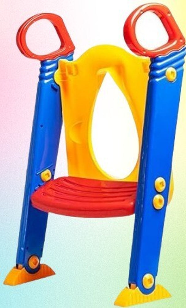 Children Safe Toilet Seat Ladder Toddler Training Step up Easy Fold - XMAS Gift