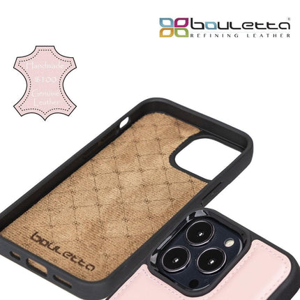 Flexible Leather Back Cover with CardHolder for iPhone 13 Series