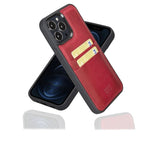 BURNISHED VEGETAL RED / Leather / iPhone 13 Pro Max