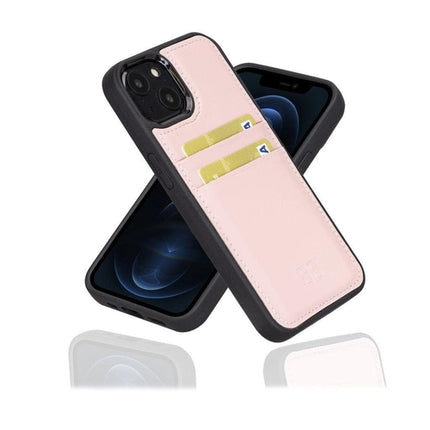 Flexible Leather Back Cover with CardHolder for iPhone 13 Series