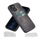 BURNISHED TIGUAN GRAY / Leather / iPhone 13 Mini