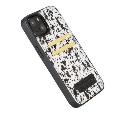 Flexible Leather Back Cover with CardHolder for iPhone 13 Series