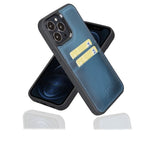 BURNISHED BURNT BLUE / Leather / iPhone 13 Pro