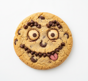 funny  faced  cookie 