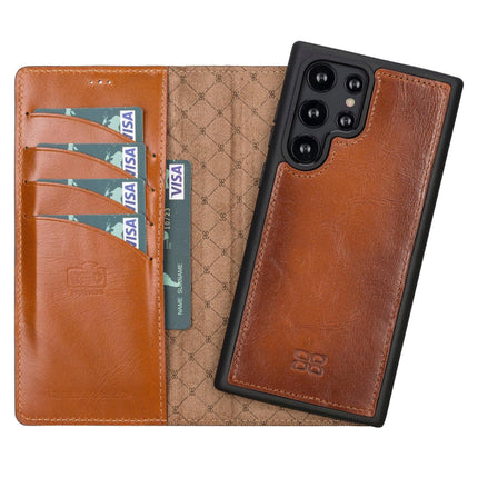 Samsung Galaxy S22 Series Leather Detachable Wallet Case - MW