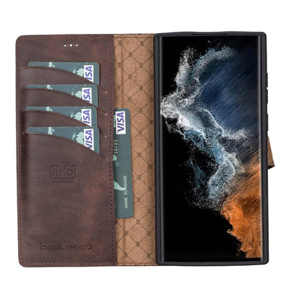 Samsung Galaxy S22 Series Leather Detachable Wallet Case - MW