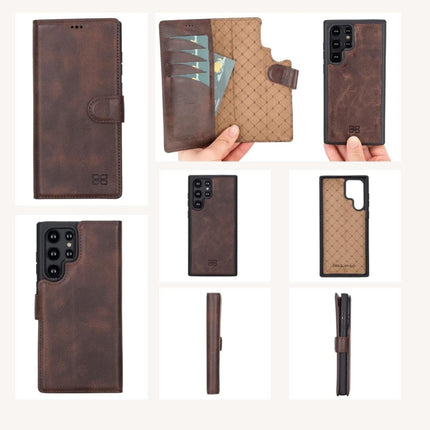 Samsung Galaxy S22 Series Leather Detachable Wallet Case - MW