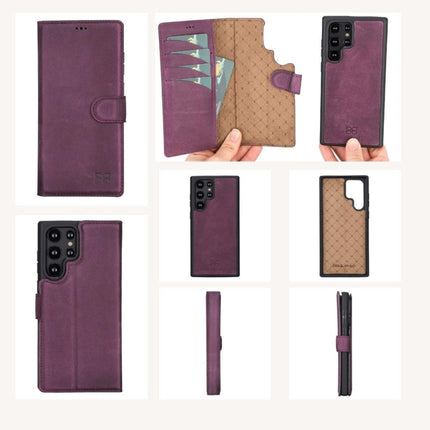 Samsung Galaxy S22 Series Leather Detachable Wallet Case - MW