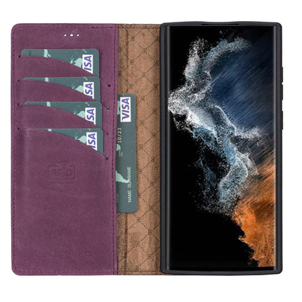 Samsung Galaxy S22 Series Leather Detachable Wallet Case - MW