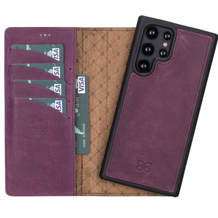 Samsung Galaxy S22 Series Leather Detachable Wallet Case - MW