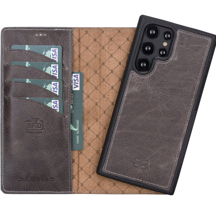 Samsung Galaxy S22 Series Leather Detachable Wallet Case - MW