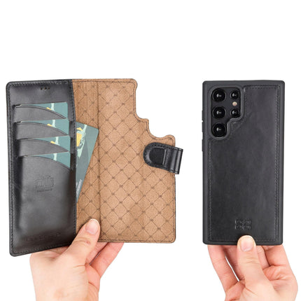 Samsung Galaxy S22 Series Leather Detachable Wallet Case - MW