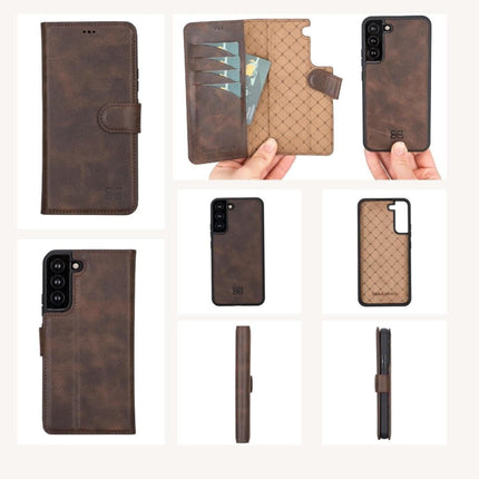 Samsung Galaxy S22 Series Leather Detachable Wallet Case - MW