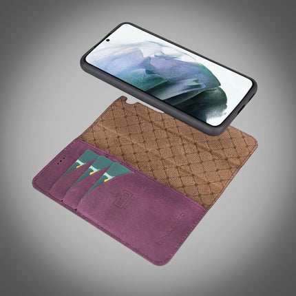 Samsung Galaxy S22 Series Leather Detachable Wallet Case - MW